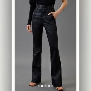 Joe’s The Georgia Coated Bootcut Jeans in Black - size 33